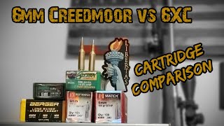 6mm Creedmoor vs 6XC Cartridge Comparison [upl. by Nwahsan]