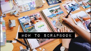 DIY HOW TO SCRAPBOOK [upl. by Gipsy]