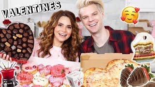 OUR LOVE STORY  Valentines Day Mukbang w My Boyfriend [upl. by Ikoek]