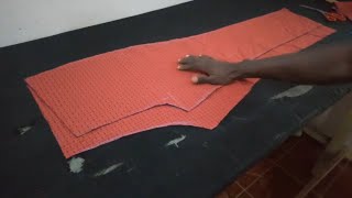 HOW TO CUT A TROUSER STEP BY STEP BACK AND FRONT [upl. by Areval]