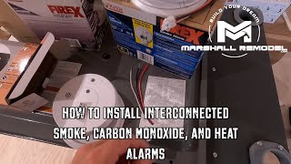 How to Install Interconnected  Smoke CO and Heat Alarms [upl. by Arbrab]