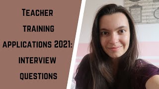 TRAINEE teacher INTERVIEW QUESTIONS  How to ANSWER interview questions  PGCE Interview  SCITT [upl. by Awad286]