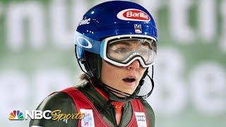 Mikaela Shiffrin settles for 3rd in Flachau slalom  NBC Sports [upl. by Leumek431]