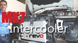 Intercooler Install on our MK7 GTI  DIY [upl. by Vharat325]