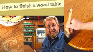 Refinish a Wood Dining Table [upl. by Lloyd]