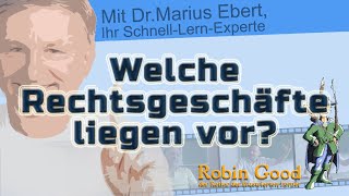 Welche Rechtsgeschäfte liegen vor [upl. by Neenej612]