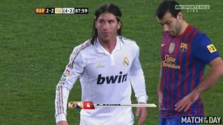 5 Red Cards vs One Club  Sergio Ramos [upl. by Akerboom]