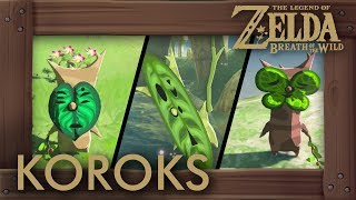 Zelda Breath of the Wild  All Korok Seeds Tabantha Tower Locations 630  663 [upl. by Knowland960]