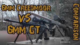 6mm Creedmoor vs 6mm GT  Cartridge Comparison [upl. by Knut]