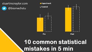 Ten Statistical Mistakes in 5 Min [upl. by Enelehcim579]