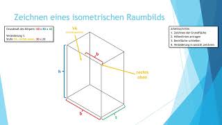 Isometrie zeichnen [upl. by Vitek923]