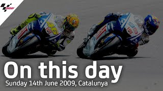 On This Day Rossi vs Lorenzo [upl. by Eniroc]