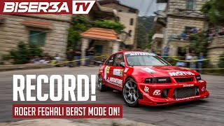 RAW  Roger Feghali New Record  Full Run Falougha Hill Climb 2015 [upl. by Thorrlow441]