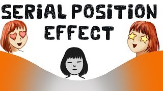 Serial Position Effect Primacy  Recency Examples [upl. by Yenolem]