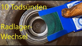 RADLAGER VORNE WECHSELN  TAUSCHEN BEI AUDI VW SKODA SEAT 🔹 TUTORIAL 🔹 SCHRITT FÜR SCHRITT ANLEITUNG [upl. by Greenstein85]