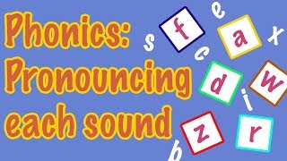 English Letter Pronunciation  Phonics [upl. by Gosney]