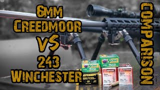 6mm Creedmoor vs 243 Winchester quotComparisonquot [upl. by Smith]