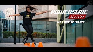 Best of SLALOM inline skating  Powerslide Freestyle 🔺🔺🔺 [upl. by Fionna984]