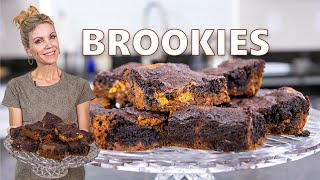 Mouth Watering Perfect Brookies Recipe [upl. by Attelocin]