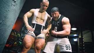 Bodybuilder VS Cyclist TOTAL LEG DAY feat Robert Foerstemann [upl. by Nnylyma]