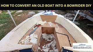 Boat conversion into Bowrider [upl. by Amled]