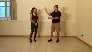 DanceVibez  La Duena Del Swing Merengue Partner Routine [upl. by Eerb]