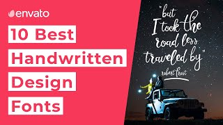 10 Best Handwritten Fonts 2020 [upl. by Lombard595]