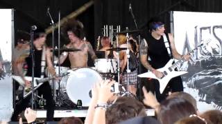 Alesana  Apology Live  Warped Tour 2010  Tinley Park Illinois Chicago Illinois [upl. by Aisela834]