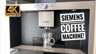 How does a Siemens Integrated Coffee Machine Work [upl. by Nie]