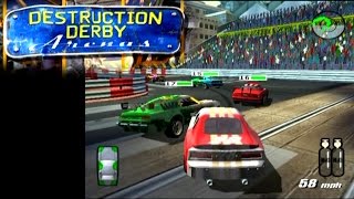 Destruction Derby Arenas  PS2 Gameplay [upl. by Lorine89]