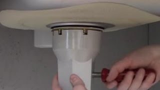 How to Install a Kitchen Sink Flange [upl. by Leblanc]