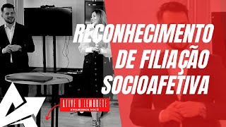 DIREITO DE FAMÍLIA Reconhecimento de filiação socioafetiva [upl. by Joycelin]