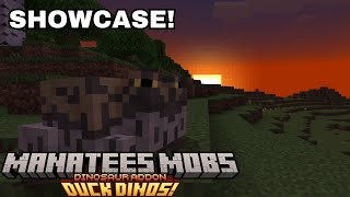 Manatees Mobs Addon Showcase [upl. by Menendez]