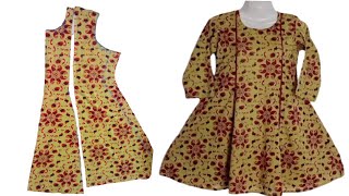 Latest Kaliyon Wali Kurti  Frock Cutting And Stitching [upl. by Ami81]