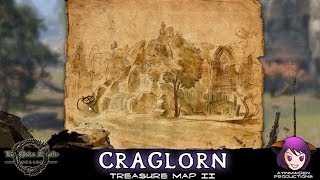 Elder Scrolls Online  Craglorn Treasure Map II [upl. by Laikeze]