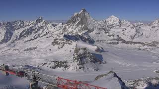 Webcam Zermatt  Matterhorn Glacier Paradise [upl. by Shaff]