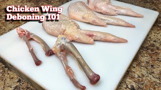 How to Debone Chicken Wings I Quick and Simple [upl. by Ilhsa]