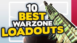 TOP 10 BEST LOADOUTS in WARZONE Best CLASSES amp GUNS  CoD Warzone Tips [upl. by Inger]