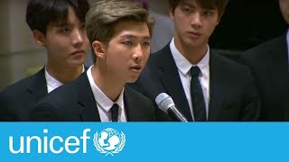 BTS speech at the United Nations  UNICEF [upl. by Dickerson]