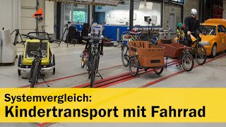 Kindertransport mit Fahrrad  Vor und Nachteile im Systemvergleich  ÖAMTC [upl. by Andrien760]