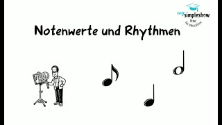 Musiktheorie Notenwerte  Einführung [upl. by Maure971]