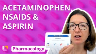 Acetaminophen NSAIDs amp Aspirin  Pharmacology  Nervous System  LevelUpRN [upl. by Dong565]