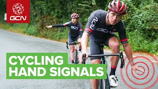 How To Use Hand Signals Whilst Cycling  Essential Group Ride Communication For Bike Riders [upl. by Wein355]