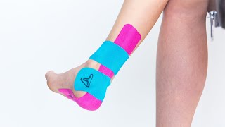 TRUETAPE® Achilles Tendonitis  Kinesiology Tape Instruction [upl. by Odnumyer]