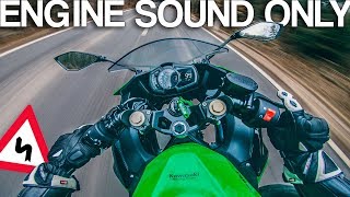 Kawasaki Ninja 400 sound amp review RAW Onboard [upl. by Early]