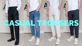 The Best Styles Of Casual Trousers For Men [upl. by Shanly]