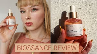 Biossance Squalane  Vitamin C Rose Oil  Review amp New Bottle Design [upl. by Maclay]