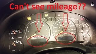 How to Fix Non Working Odometer and Gear Selector Display  Chevy S10 Blazer Silverado [upl. by Finzer]