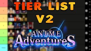 NEW Updated Anime Adventures Secret Tier List [upl. by Engud]