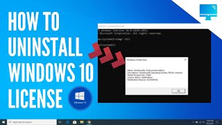 How to uninstall windows 10 product key [upl. by Yam61]